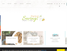 Tablet Screenshot of practicalsavings.net